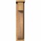 Ekena Millwork Del Monte Smooth Corbel w/Backplate, Western Red Cedar, 5 1/2"W x 10"D x 26"H COR06X10X26DEL01SWR - alternate 4